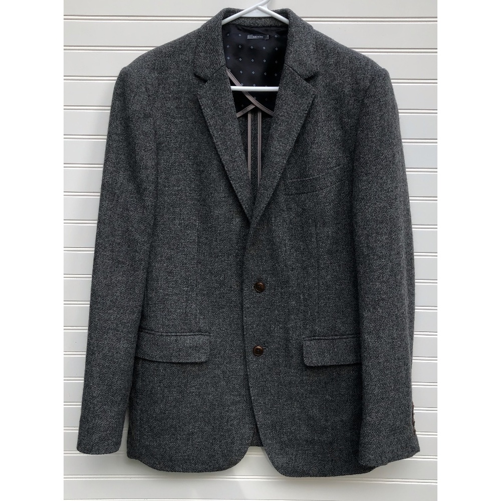 Bonobos Slim Fit Gray British Moon Wool Blazer 40L